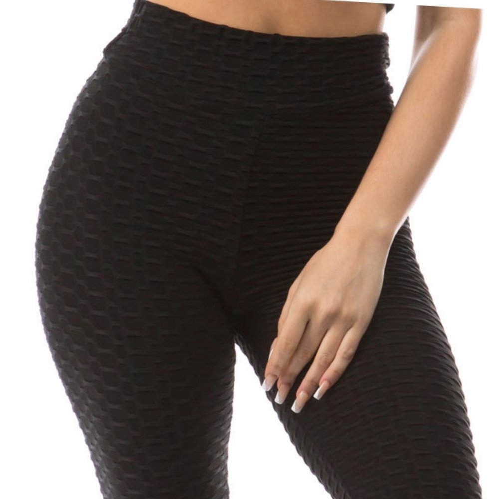 HONEYCOMB BUTT LIFTING LEGGINGS